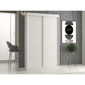 Ormar Mandeville 164 (Bijela) Bijela, 200x120x61cm, Porte guardarobaVrata ormari: Klizna vrata