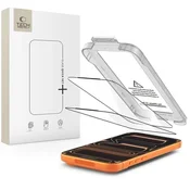 slomart Kaljeno steklo Tech-Protect Quick Set+ 2-pack za iPhone 17 Pro Max - črno