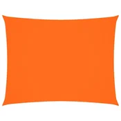 Vidaxl Senčno jadro oksford blago pravokotno 3x6 m oranžno