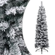 Usko umjetno božicno drvce sa snijegom zeleno 150 cm PVC
