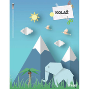 Kolaž papir A3 lepljen