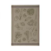 Kuhinjska krpa 50 x 70 cm, zelenjava - zelena