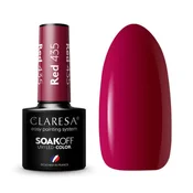 CLARESA hibridni lak za nohte RDEČ 435 -5 g