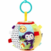 Infantino Babi plišana lopta, šarena