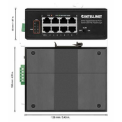 Intellinet - Intellinet Switch 8-Port Neupravljiv Gigabit Ethernet PoE 561624