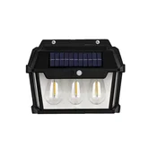 Solarna lampa za dvorište u obliku sijalice 3 sijalice