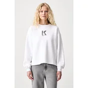 Karl Lagerfeld Jeans pulover ženski bombažen