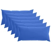 vidaXL Prevleka za blazino 6 pcs HEERLEN Kraljevo modra 40 x 80 cm