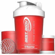 Best Body Nutrition Proteinski mešalnik USBottle - Rdeče/Belo