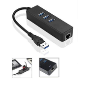 MicroConnect USB 3.2 Gen 1 HUB z Gigabit Ethernet