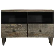 TV ormaric svijetlo sivi 70x33,5x46 cm Puno drvo Mango