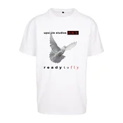 Mens T-shirt Ready to fly white