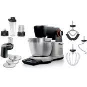 Bosch Serie 8 kuhinjski aparat, 1800W, 6l, TFT zaslon, črni (MUMS8ZS22)