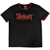 Slipknot Logo (Back Print Ringer) Black M Majica