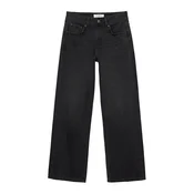 Pull&Bear Kavbojke črn denim