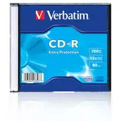 Verbatim DataLife CD-R 80 52x tanko kućište 1 kom/kutija (etiketa 1) 43347