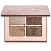 ZOEVA Velvet Love Eyeshadow Quad paleta sjenila za oci nijansa Bronze Espresso Eyes 4x1,5 g