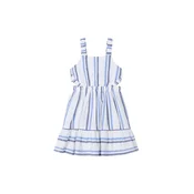 Mayoral Poletna obleka 3965 Bela Regular Fit