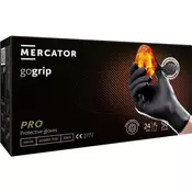Miramarket MERCATOR GoGrip premium nitrilne rokavice, črne, velikost L, 50 kosov.