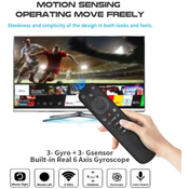 GEMBIRD GMB-G50S AIR MOUSE Voice Remote Control, Gyroscope, Wireless Mini Keyboard, with IR Learning