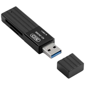 XO Čitalec kartic USB 3.0 XO 2v1 DK05B, (20681439)