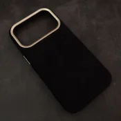 Maska Mag Case Alkantara za iPhone 17 Pro crna