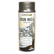 Efekt sprej peskana kovina 400ml IRON MICA Motip - Peskana svetlo siva