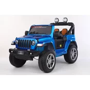 Mamido Električni avtomobilček SPEED 2.0 - 4x4 moder | 180 W | EVA | LED-luči | 2,4 GHz | EKO usnje | 12V7Ah