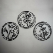 WALLXPERT Zidna dekoracija Poppy Flowers APT356MS