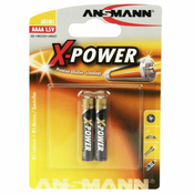 Baterije Ansmann 1x2 Alkaline AAAA X-PowerBaterije Ansmann 1x2 Alkaline AAAA X-Power