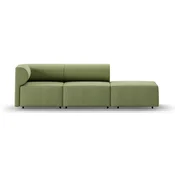 Casa Padrino Luxury Sofa Left Side Green 270 cm - Modular Living Room Sofa - Luxury Living Room Furniture