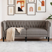 Dvosjed Chesterfield smedesivi od tkanine