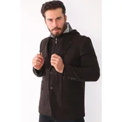 K7533 DEWBERRY MENS COAT-BROWN 1