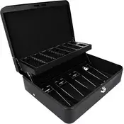 Westcott Blagajna westcott 300x240x90 mm crna e-51003 black
