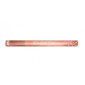 Strelec konfetov rose gold srčki 60 cm