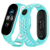 Pašček za uro Xiaomi Mi Band 5 in 6 - meta bel