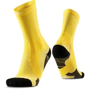 X-BIONIC Run Perform Crew nogavice, flash yellow (EU 42-44)