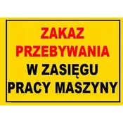 shumee BTO-48 - prepoved zadrževanja znotraj delovnega območja stroja