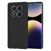 Silikonski ovitek Techsuit SoftFlex za Xiaomi Redmi Note 14 Pro 4G - črn