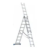 ELKOP Trodelne Aluminijumske Merdevine 3x9 - 5,3m