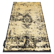 eoshop Moderna preproga DE LUXE 2083 ornament vintage - Strukturna, zlata/siva ( - Velikost: 120x170 cm)