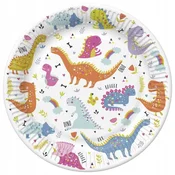 Papirnati krožniki Dino 23 cm 8 kosov.