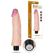 8.3” Real Softee Vibrating Dildo