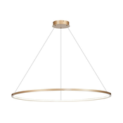 LED Kopalniški lestenec na vrvici SATURNO LED/65W/230V pr. 120 cm IP44 zlata