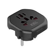 slomart Univerzalni potovalni adapter PLASTROL (EU, UK, US, AU)