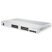 Cisco stikalo CBS250-24T-4X (24xGbE, 4xSFP , brez ventilatorja) - REFRESH