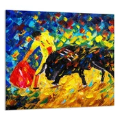 shumee STEKLENA PLOŠČA ZA KUHINJO 65x60 Bull