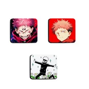 Podmetaci za caše anime Jujutsu Kaisen, 3 komada, Višebojni