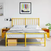 Vidaxl vidaXL Nočne omarice, komplet 2, gorčična, 34,5 x 39 x 44 cm, jeklo