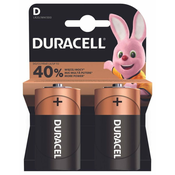 Duracell Baterija LR20 D 2/1